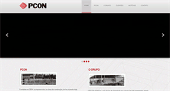 Desktop Screenshot of grupopcon.com.br